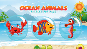 Puzzles for kids Ocean Animals