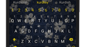 KurdKey Theme White Flower