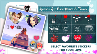 Lovester: Premium Love Photo Frames  Stickers