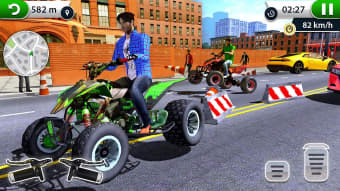 ATV City Traffic Racing Games 2019