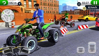 ATV City Traffic Racing Games 2019