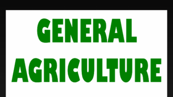 General Agriculture Free textbook