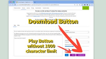 Downloader for Microsoft™ Text-to-Speech
