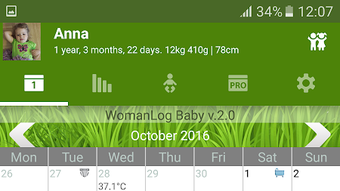 WomanLog Baby Calendar