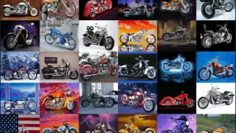 Chopper motorcycles screensaver