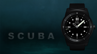 Scuba Diver Watch Face