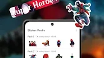 Spider-Verse Movie Stickers GB