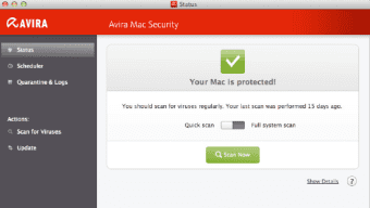Avira Free Antivirus für Mac