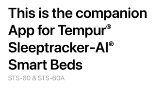 Tempur Sleeptracker-AI