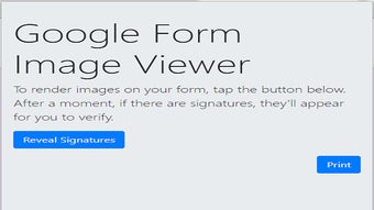 Google Forms Image Viewer