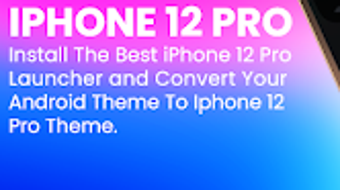 Theme for i-phone 12 pro max