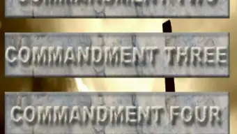 The Bible Ten Commandments KJV