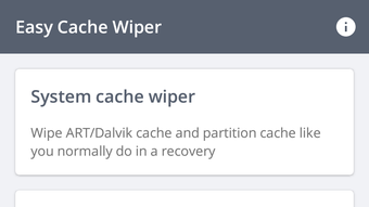 Easy Cache Wiper Root