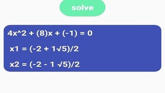 Equation solver