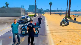 Police ATV Quad Bike Simulator - Offroad 2021