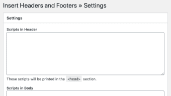 Insert Headers and Footers by WPBeginner