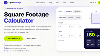 Square Footage Calculator