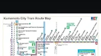 Kumamoto Tram Map