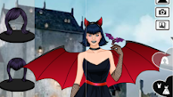 Sweet Vampire Wedding dress up