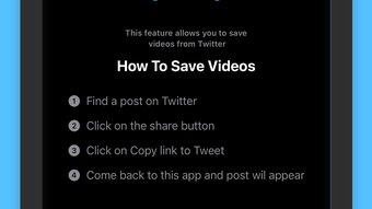 TweetSave - Twitter video Save