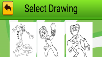 Alien Ben Coloring Pages