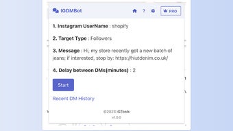 IGDMBot - IG DM Bot & Bulk Message Sender