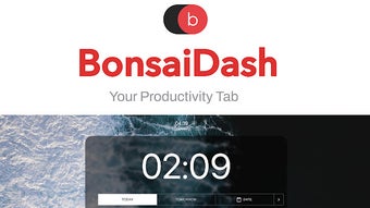 BonsaiDash - Your productivity tab