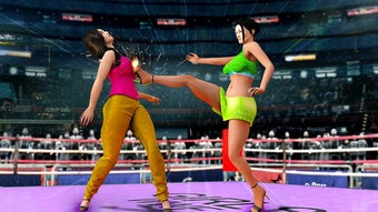 Grand Robot Ring Fighting :Women Wrestling Games