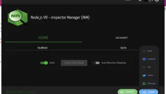 Node.js V8 --inspector Manager (NiMV3)