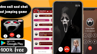 scary Ghost video call nd chat simulator with game