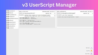 ScriptRunner - v3 userScript manager