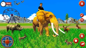 Elephant Rider Game Simulator