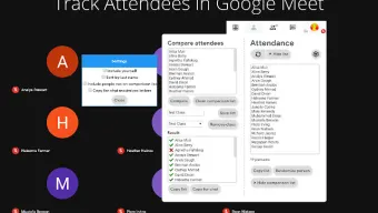 Google Meet Attendance & Breakout Rooms