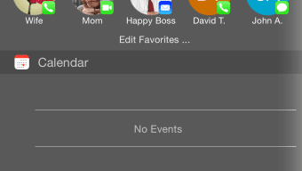 One Tap Access Widget for Notification Center