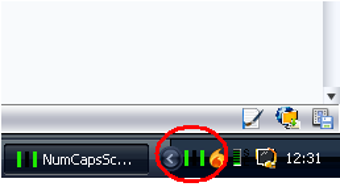 NumCapsScroll Indicator
