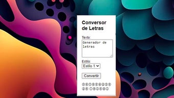 Generador de Letras pour Google Chrome - Extension Télécharger