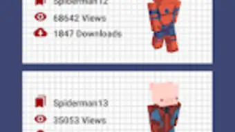 Spider Dan skins for Minecraft