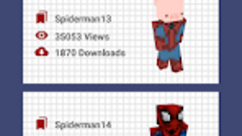 Spider Dan skins for Minecraft