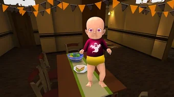 Baby in Pink Horror Games 3D