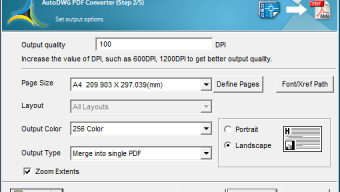Auto DWG to PDF Converter