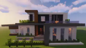 New Modern House For Minecraft