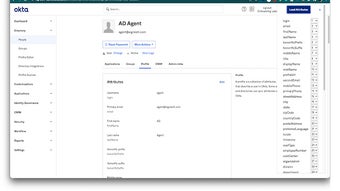Okta Profile reorder