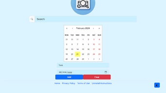 Calendar New Tab para Google Chrome - Extension Descargar