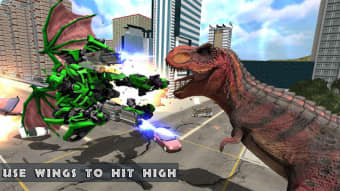 Dragon Robot Transform Game - Dinosaur World Fight