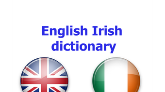 English Irish best dictionary - Béarla Gaeilge Foclóir fearr