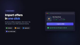 AffilAI Offer Import for Google Chrome - Extension Download