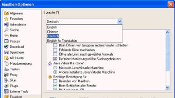 Maxthon Deutsches Sprachpaket