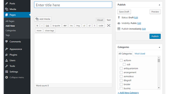 Pages with category and tag