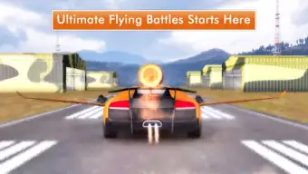 Car Flying Shooting: New Flying Car Simulator 2019