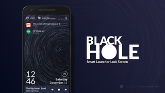 Black Hole - Lock screen